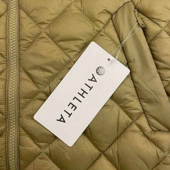 Athleta Rock Ridge Women's Jacket Quilted Hooded Puffer - Picture 2 of 10